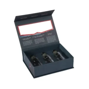 Custom Waterproof Rigid Magnetic Gift Box with Embossed Gold Logo and EVA Foam Insert