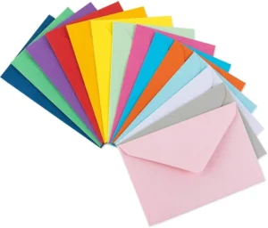 Custom Wedding Colored Paper Mailing Envelopes