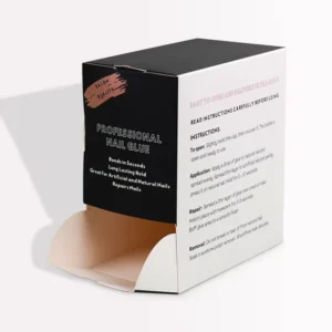 Custom White Cardboard Flip-Top Rigid Paper Box for Cosmetics, Skincare, and Perfume