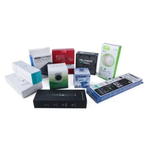 Custom White Cardboard Packaging Boxes for Earphones, USB Data Cables, Charging Cables, and Accessories