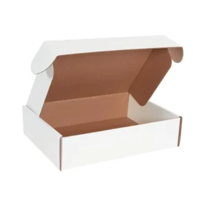 Custom White Kraft Matte Corrugated Jewelry Shipping and Storage Boxes
