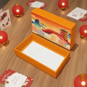 Custom White Paper Gift Box