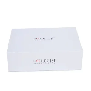 Custom White Rigid Paper Box with Magnetic Lid and Cardboard Packaging