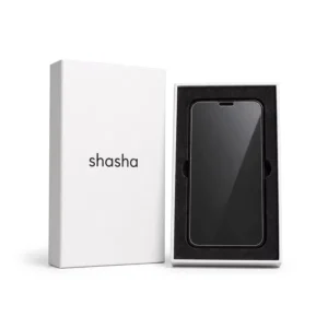 Custom White Rigid Two-Piece Paper Box with Sponge Slot for Mobile Phone Screen Protectors and Tempered Glass
