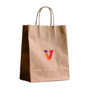 Custom-printed Kraft Paper Bags Food-grade Non-stick Square-bottomed Bread Coffee Beans Takeout Disposable Items