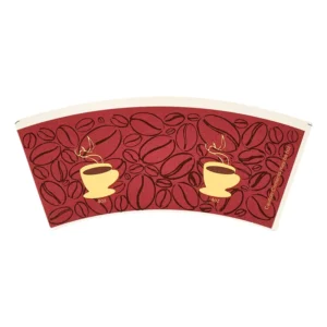Customizable 100% Wood Pulp Printed Disposable Coffee Paper Cups