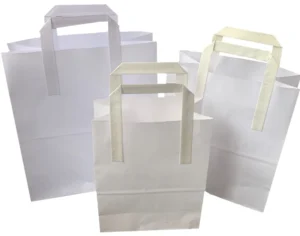Customizable Biodegradable Square Kraft Paper Bag with Embossing and Window Display for Candles, Coffee, Noodles, and Champagne