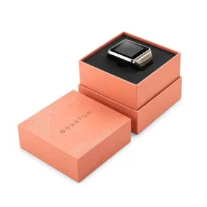 Customizable Coated Paper Telescope Box with Sponge Liner, Magnetic Closure and Handle for Gift and Craft Packaging