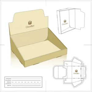 Customizable Color Four-Color Printed Foldable Paperboard Custom-Size Sustainable Cosmetic Packaging Box