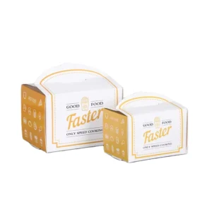 Customizable Disposable Food-Grade Paper Hamburger Snack Box