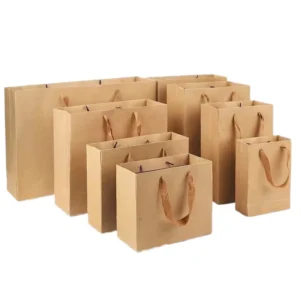 Customizable Kraft Paper Bag for Food and Beverage Packaging