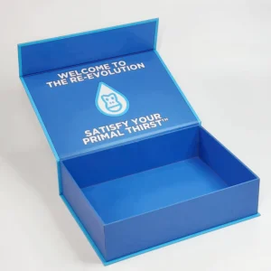 Customizable Logo Recycled Paperboard Magnetic Flap Collapsible Gift Box with Silk Satin Lining