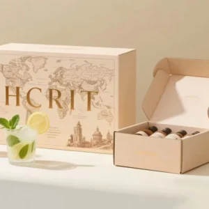 Customizable Mini Corrugated Wine Box with Matte Laminate Cardboard Beverage Packaging for Industrial Use