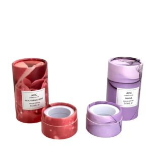 Customizable Perfume Tube and Paper Canister Packaging for Food, Gifts, Tea, and Cosmetics with Color Printing