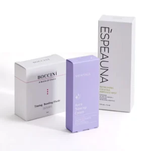 Customizable Recyclable Foldable Cosmetic Lipstick Packaging Box with Embossing and Matte Lamination