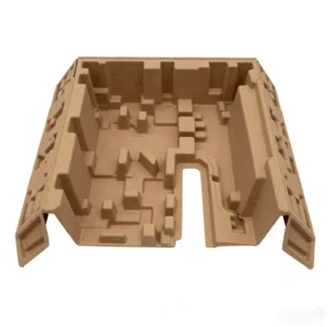 Customizable Thickness Recycled Paper Tray with High Wet Strength for Cushioning