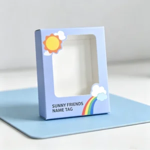 Customizable Window Paper Box for Ornaments and Small Toys