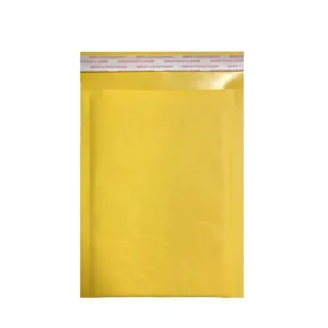 Customize Yellow Kraft Paper Bubble Mailer Courier Shipping Bags Self Sealing Air Bubble Padded Envelope Mailing Postal Packages
