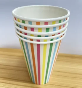 Customized 20 24oz Single Wall Paper Cup for Hot Drink Tea Coffee