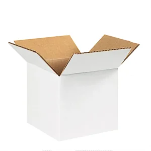 Customized 3/5-Layer Plain White Kraft Corrugated Cardboard Shipping Boxes for Moving