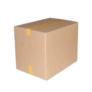 Customized 3-Ply Strong Brown Corrugated Moving Cartons, Moisture-Proof Waterproof, Recycled Materials, Embossed