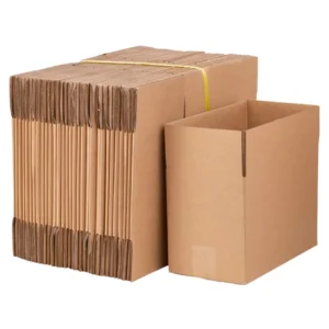 Customized Brown Large Kraft Paper Corrugated Cardboard Moving Transport Boxes