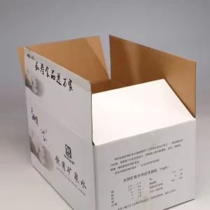 Customized Corrugated Folding Paper Box for Mineral Water Bottles