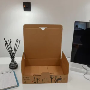 Customized Corrugated Paper Food, Gift, and Cosmetic Boxes with Printed Tote