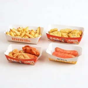 Customized Disposable Cardboard Paper Tray for Fruit and Vegetables