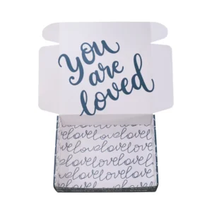 Customized Double-Sided Color Printing Wedding Business Gift Shoe Box Carton