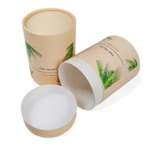 Customized Eco Friendly Kraft Paper Cylinder Round Paper Tube for Perfume for Craft Use Factory Price