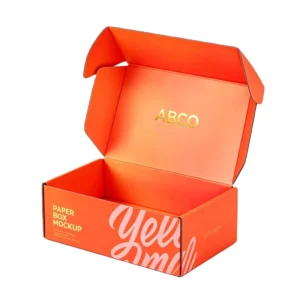Customized Eco-Friendly Recyclable Self-Erecting Corrugated Kraft Mailer Boxes with Matte Lamination and Embossing