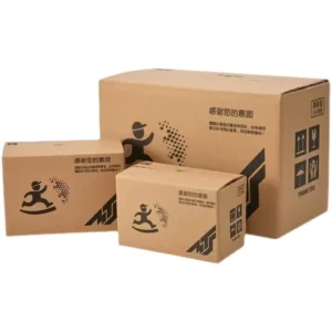 Customized Extra Hard 3/5/7-Layer Corrugated Cardboard Moving Storage Box with Logo Printing