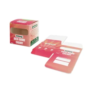 Customized Folding White Cardboard Paper Box with Window