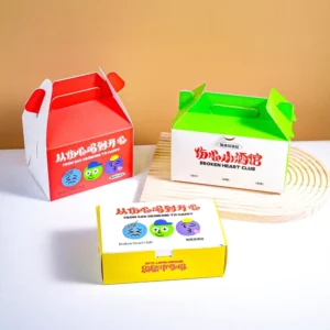 Customized Food Grade Korean Paper Hot Dog, Fried Chicken and Burger Takeaway Box