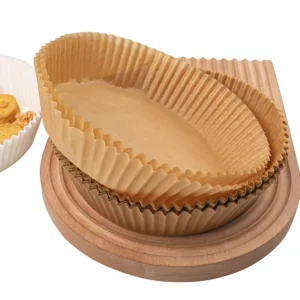 Customized Food Grade Oil Proof Oven Safe Eco-Friendly Parchment Paper for Air Fryer Disposable Baking Liner