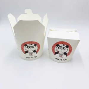 Customized Food-Grade Takeaway Rice and Noodle Paper Box