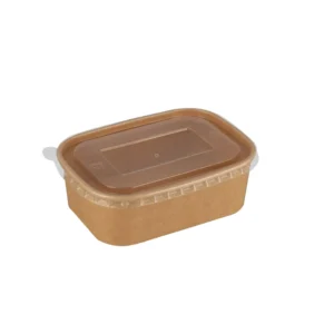 Customized Kraft Paper Rectangular Lunch Food Box