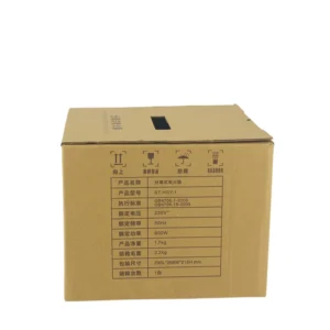 Customized Large Foldable Brown Moving Box with Portable Handle