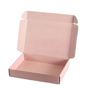 Customized Logo Color Printing Foldable Portable Corrugated Paper Box