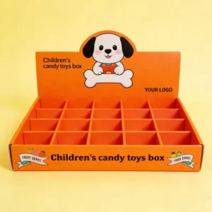Customized Logo Corrugated Paper Packaging and Counter Display Box with Digital Printing and Matte or Glossy Film