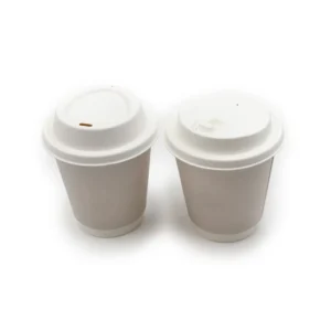 Customized Logo Disposable Paper Cups Double Wall Cardboard Eco Friendly Hot Drink Paper Coffee Cup