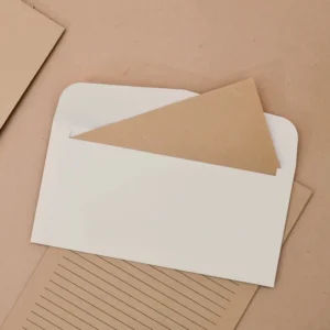 Customized Logo Kraft Paper Gift Envelope Paper Envelopes for Paper Cards