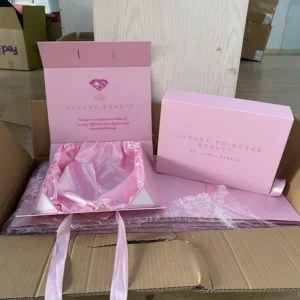 Customized Logo Luxury Cardboard Collapsible Folding Rigid Gift Packaging Box with Magnetic Closure
