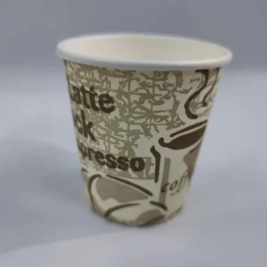 Customized Logo Printed Single Wall Paper Cup Coffee Paper Cup Packaging Disposable Paper Cup