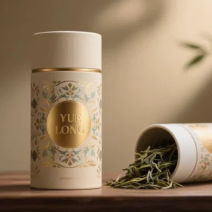 Customized Luxury Food Grade Cylinder Cardboard Tea Packaging Cans Round Paper Tube Canister for Food Packaging