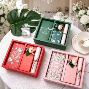 Customized Paper Gift Box for Weddings and Mother’s Day