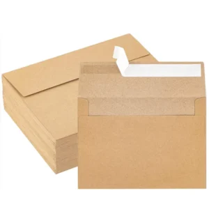 Customized Printed Kraft Paper Envelope Courier Shipping Mailers Paper Envelope Packing Colorful Paper