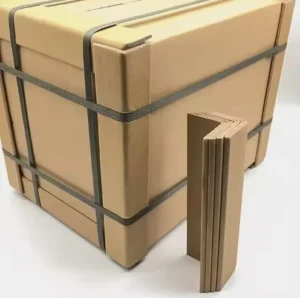 Customized Printed L-Shaped Kraft Paper Edge Protector, Shock-Proof, UV-Resistant