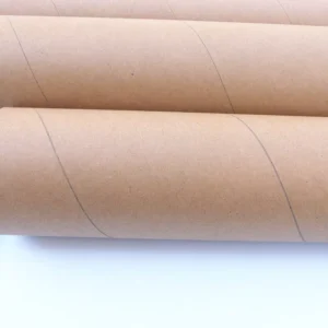 Customized Size Shipping Tube Paper Packing Rigid Kraft Cardboard Tube 100%recyclable Reusable Canister High End